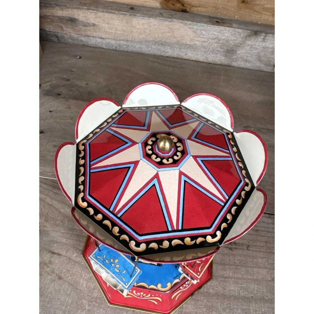 German Tin Litho Carousel / Merry Go Round (J.‎ W. Wagner / Brunn 2002)